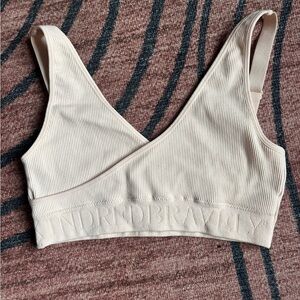 Kindred Bravely Soft Pink Ribbed Bra